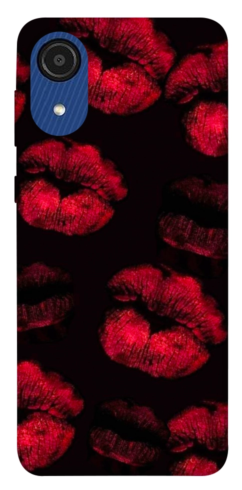 Чохол Kisses on black для Galaxy A03 Core