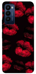 Чохол Kisses on black для Tecno Camon 18 P