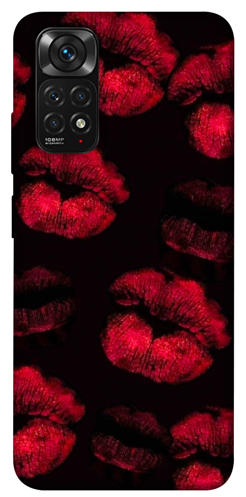 Чехол Kisses on black для Xiaomi Redmi Note 11 (Global)