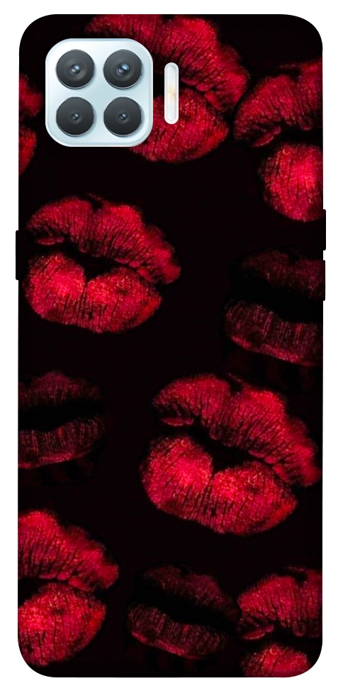 Чохол Kisses on black для Oppo F17 Pro