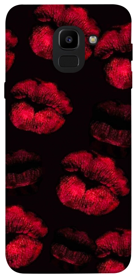 Чехол Kisses on black для Galaxy J6 (2018)
