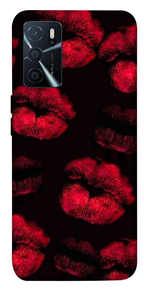 Чехол Kisses on black для Oppo A16