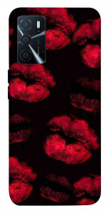 Чохол Kisses on black для Oppo A16s