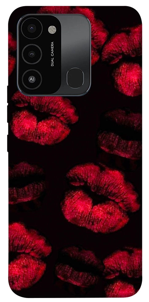Чехол Kisses on black для TECNO Spark 8C