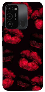 Чохол Kisses on black для TECNO Spark 8C
