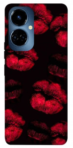 Чехол Kisses on black для TECNO Camon 19 (CI6n)