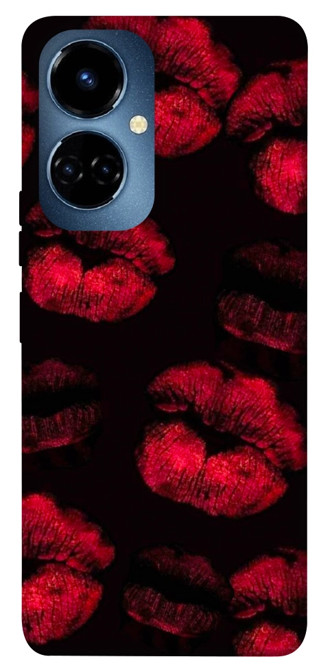 Чехол Kisses on black для TECNO Camon 19 Pro (CI8n)
