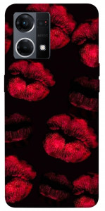 Чохол Kisses on black для Oppo Reno 7 4G