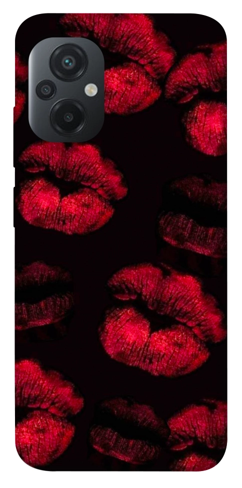 Чехол Kisses on black для Xiaomi Poco M5