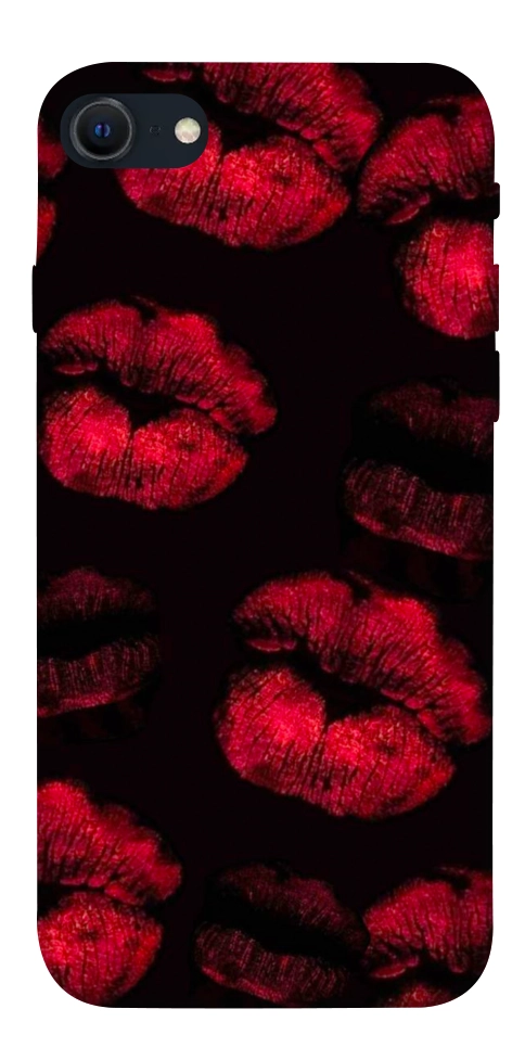 Чехол Kisses on black для iPhone SE (2022)