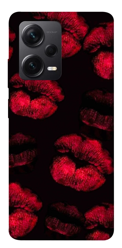 Чехол Kisses on black для Xiaomi Redmi Note 12 Pro+