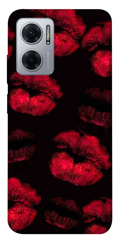 Чехол Kisses on black для Xiaomi Redmi Note 11E