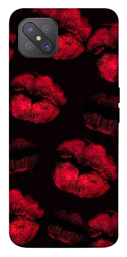 Чохол Kisses on black для Oppo A92s
