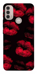 Чохол Kisses on black для Motorola Moto E40