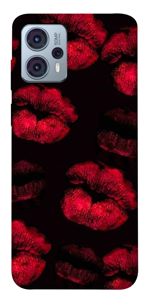 Чехол Kisses on black для Motorola Moto G23