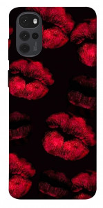 Чохол Kisses on black для Motorola Moto G22