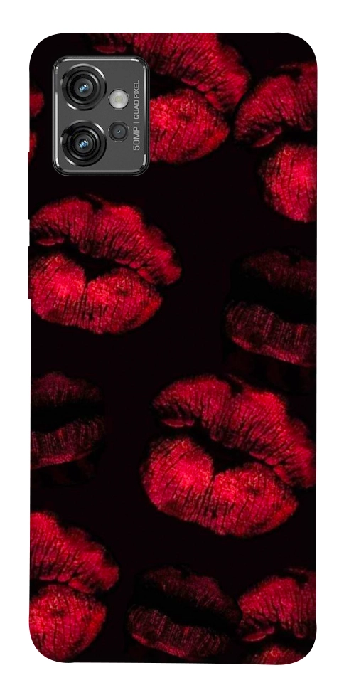 Чехол Kisses on black для Motorola Moto G32