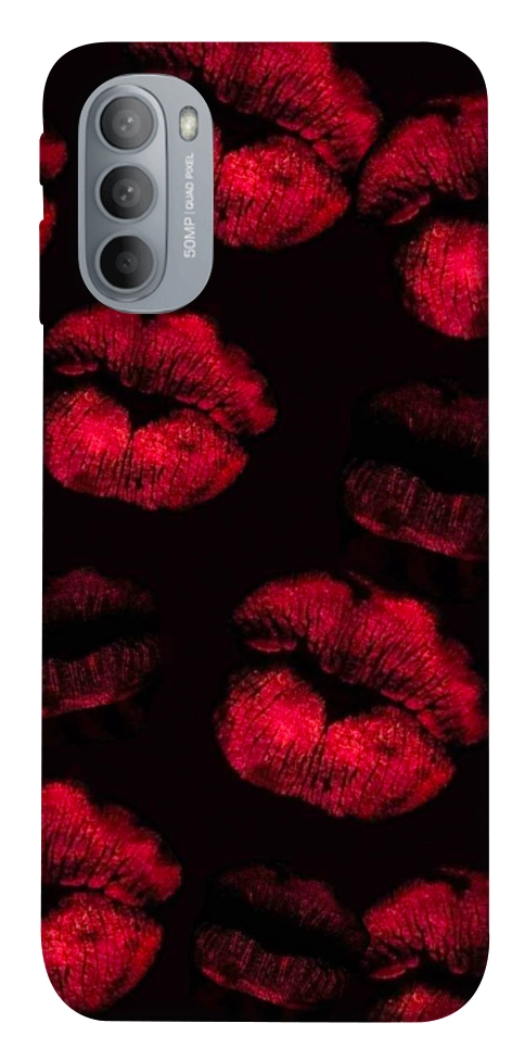 Чехол Kisses on black для Motorola Moto G31