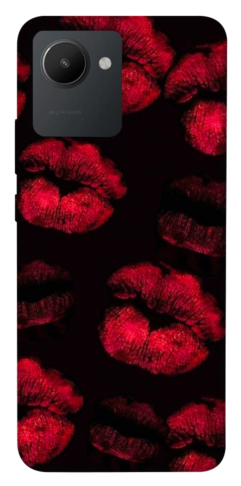 Чехол Kisses on black для Realme C30