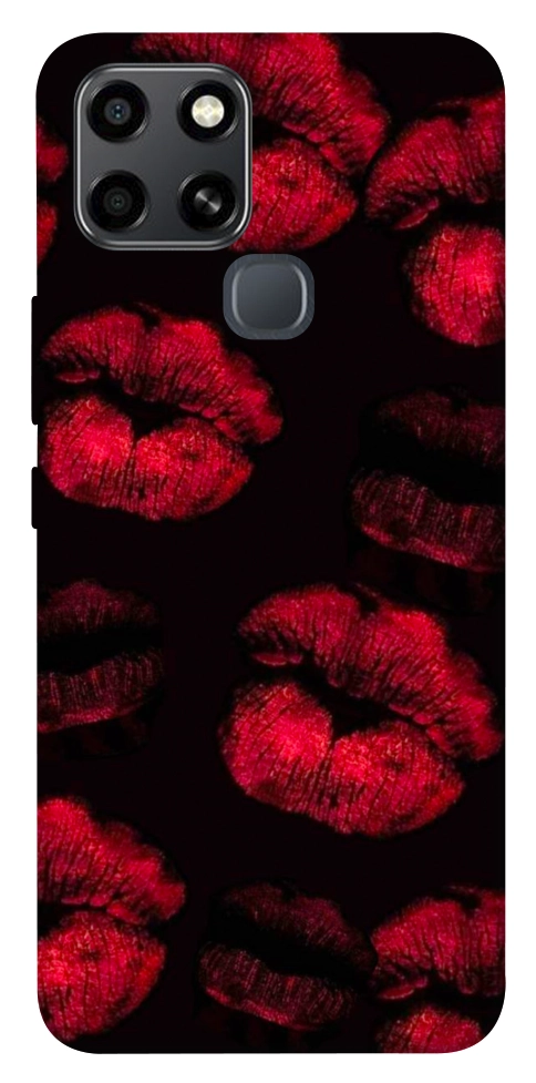 Чехол Kisses on black для Infinix Smart 6