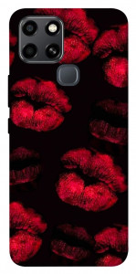 Чохол Kisses on black для Infinix Smart 6