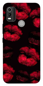 Чехол Kisses on black для Nokia C21 Plus
