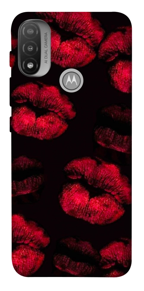 Чехол Kisses on black для Motorola Moto E20