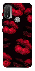 Чохол Kisses on black для Motorola Moto E20