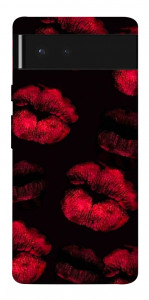 Чехол Kisses on black для Google Pixel 6