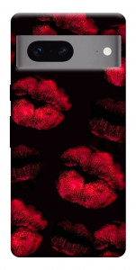 Чехол Kisses on black для Google Pixel 7