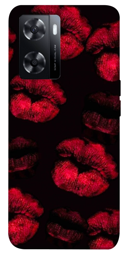 Чохол Kisses on black для Oppo A77s