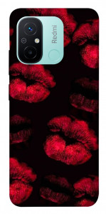 Чохол Kisses on black для Xiaomi Redmi 12C