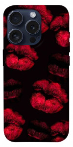 Чохол Kisses on black для iPhone 15 Pro