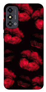 Чехол Kisses on black для ZTE Blade A53