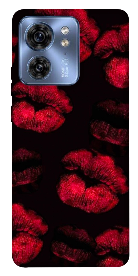 Чехол Kisses on black для Motorola Edge 40
