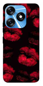 Чехол Kisses on black для TECNO Spark 10