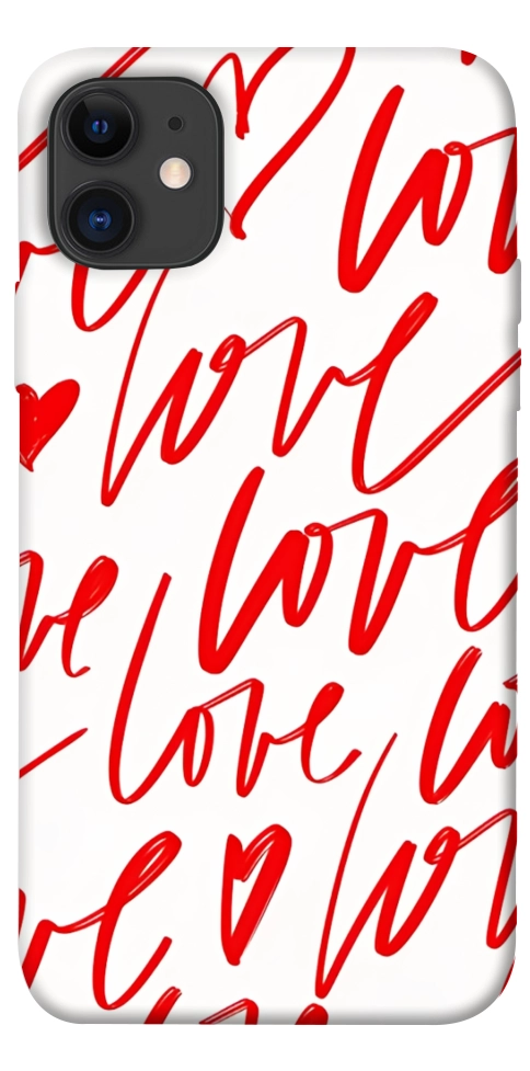 Чохол Love handwriting для iPhone 11
