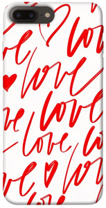 Чехол Love handwriting для iPhone 7 plus (5.5")
