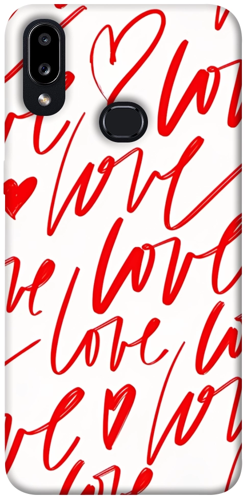 Чехол Love handwriting для Galaxy A10s (2019)