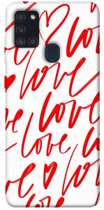 Чохол Love handwriting для Galaxy A21s (2020)