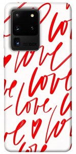 Чохол Love handwriting для Galaxy S20 Ultra (2020)