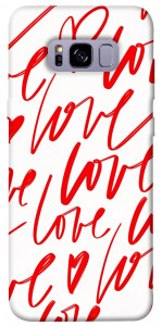 Чохол Love handwriting для Galaxy S8+