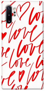 Чохол Love handwriting для Galaxy Note 10+ (2019)