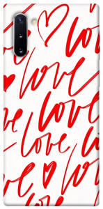 Чохол Love handwriting для Galaxy Note 10 (2019)