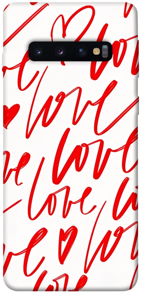 Чохол Love handwriting для Galaxy S10 (2019)