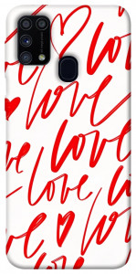 Чохол Love handwriting для Galaxy M31 (2020)