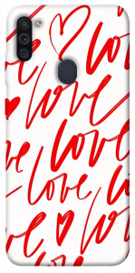 Чохол Love handwriting для Galaxy M11 (2020)