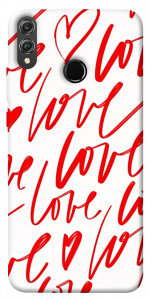 Чехол Love handwriting для Huawei Honor 8X