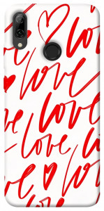Чехол Love handwriting для Huawei P Smart (2019)