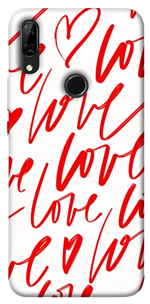 Чехол Love handwriting для Huawei P Smart Z